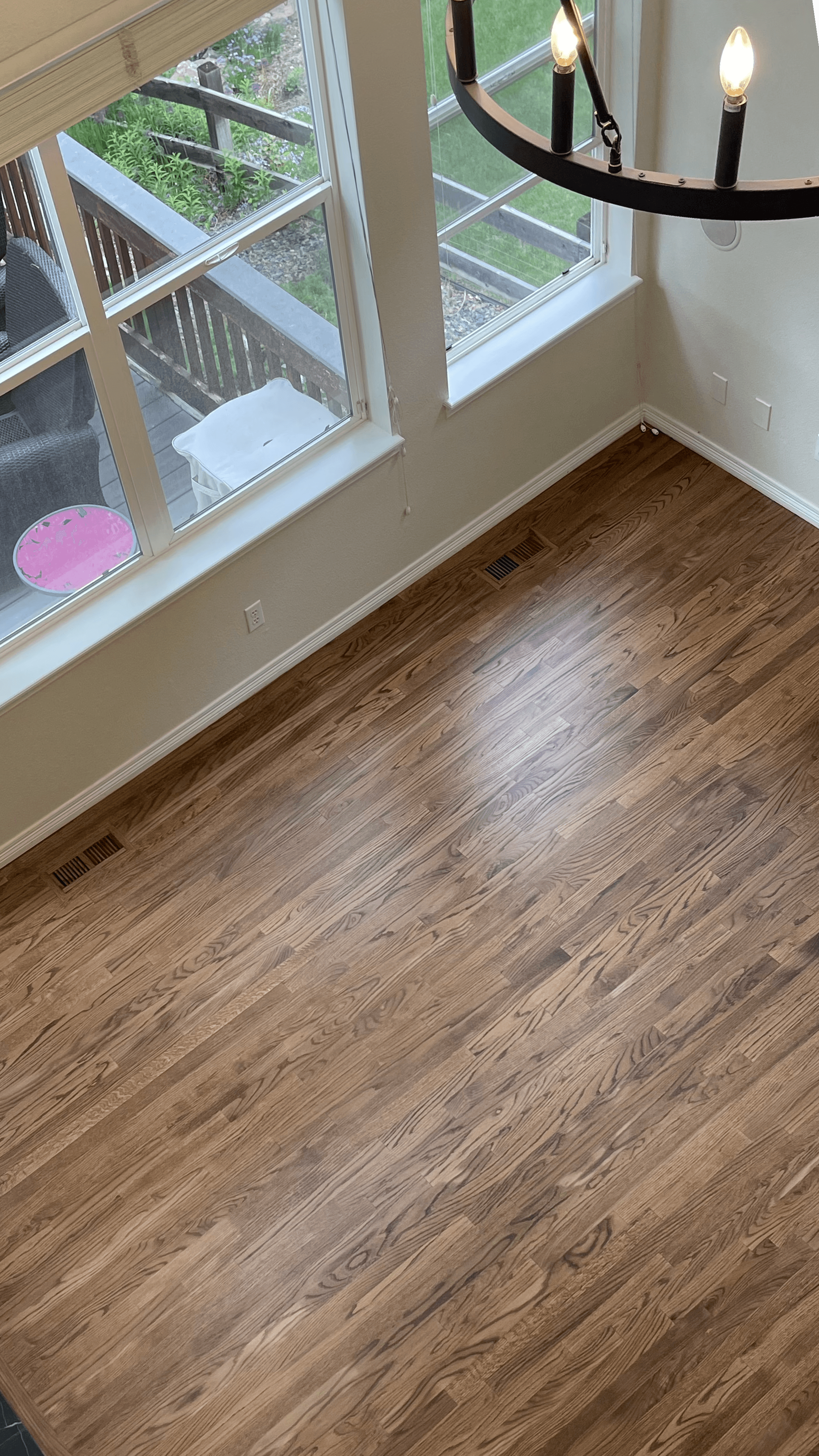 Room after new flooring